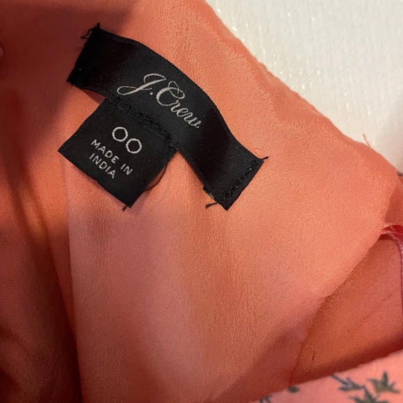 J Crew Floral Print Midi Dress Size 00 - Picture 4 of 4